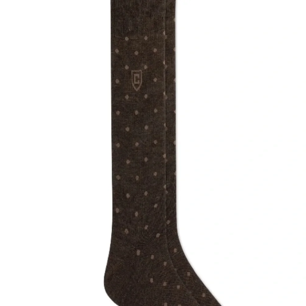 Chaps-NWOT- 3 Pairs Men's Patterned Socks Set - Brown, Tan, Green